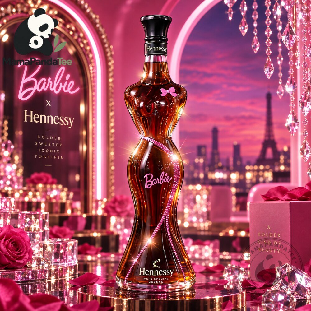 Barbie x Hennessy Whiskey Bottle Decanter