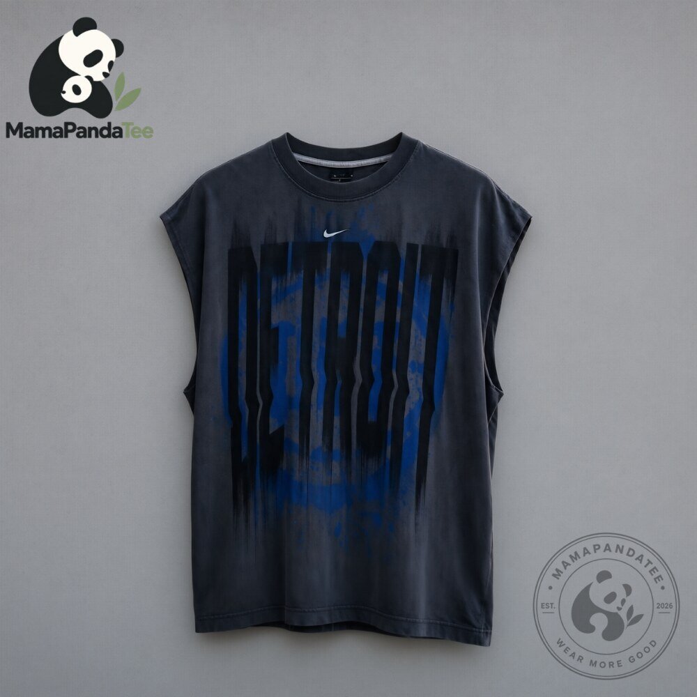 Nike Detroit Distressed Tank Top Basketball