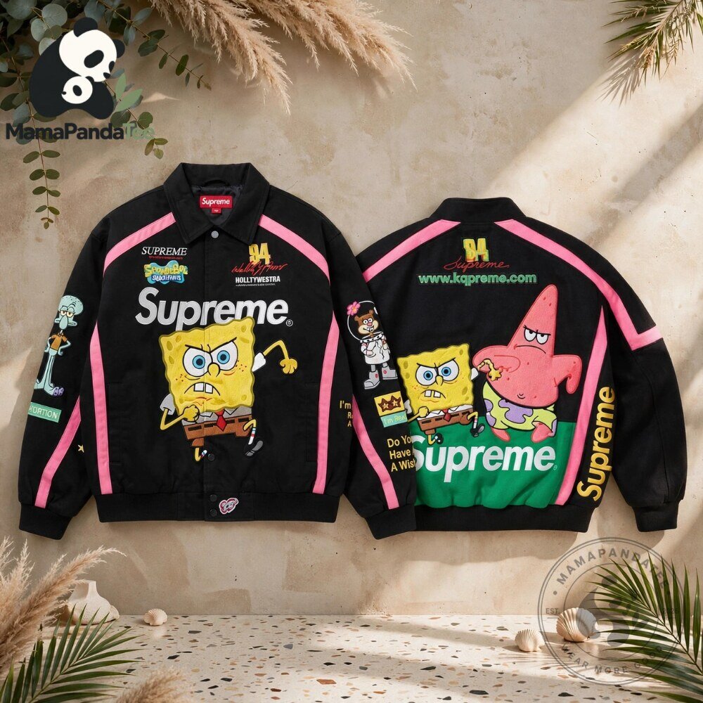 Supreme x SpongeBob SquarePants Racing Jacket