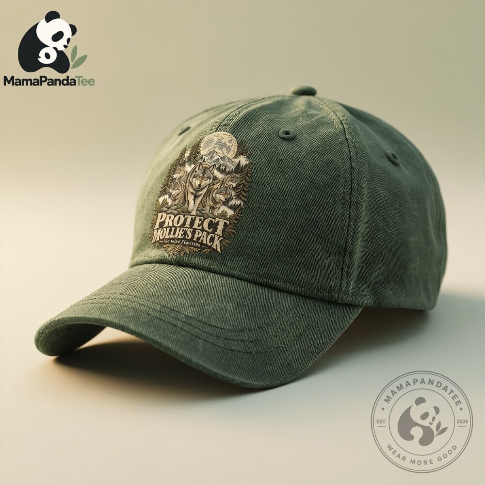 Protect Mollie's Pack Wolf Graphic Baseball Cap 5 Protect Mollie's Pack Wolf Graphic Baseball Cap