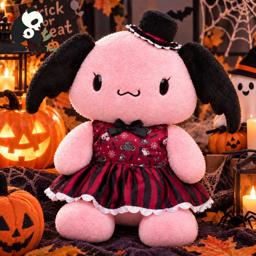 Halloween Gothic Rabbit Plush Toy