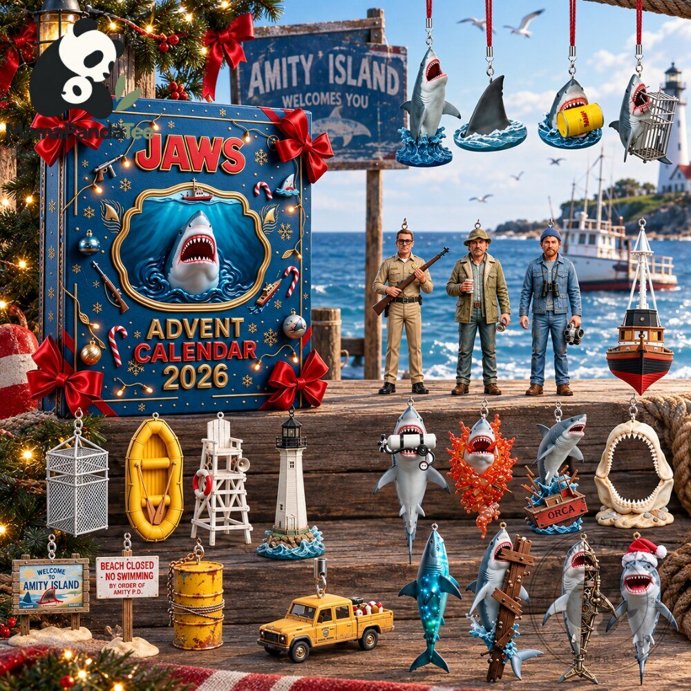 026 Jaws Movie Advent Calendar Amity Island Collectible Figures 4 026 Jaws Movie Advent Calendar Amity Island Collectible Figures