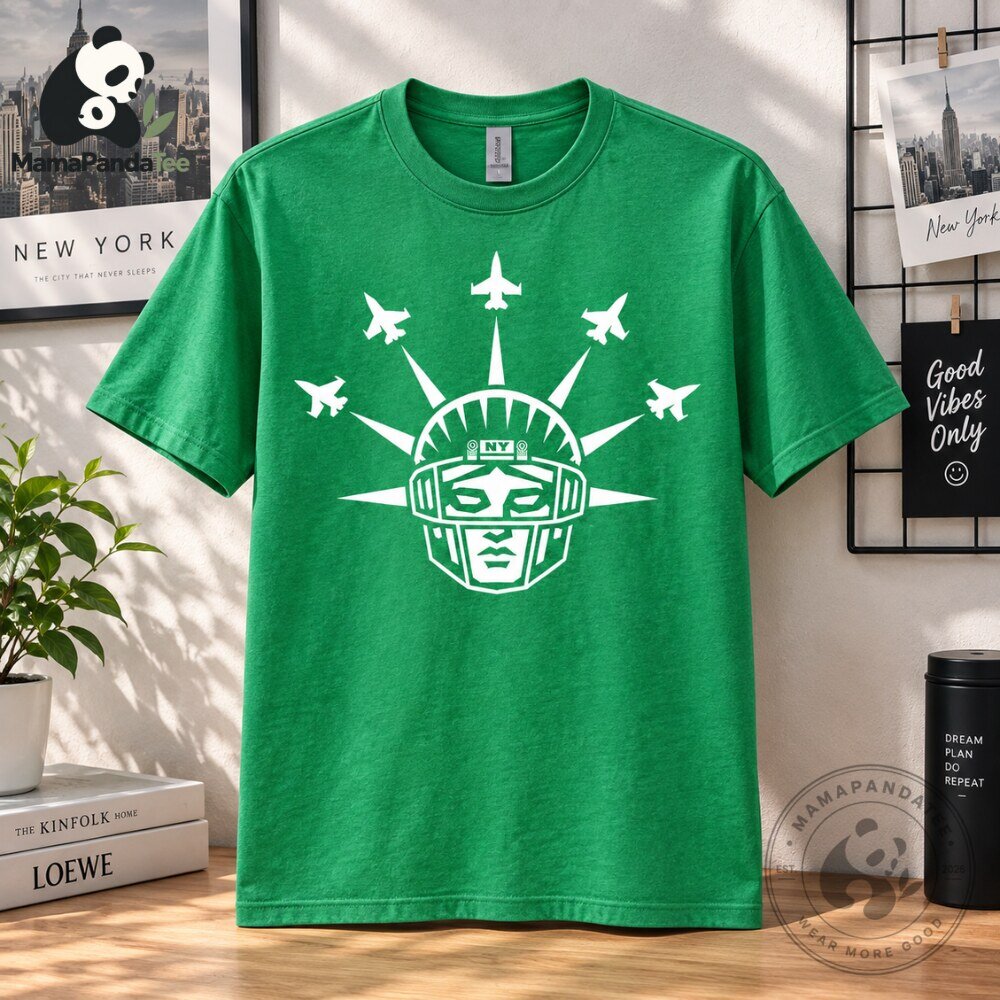 New York Jets Statue of Liberty Graphic T Shirt