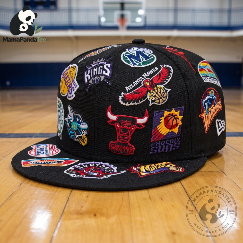 NBA All Teams Multi Logo Patches Snapback Hat 5 NBA All Teams Multi Logo Patches Snapback Hat