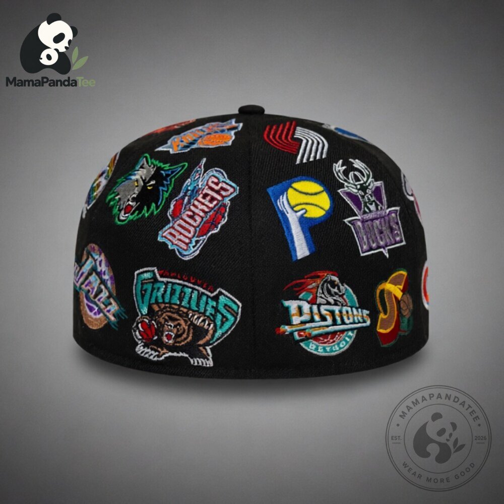 NBA All Teams Multi Logo Patches Snapback Hat 7 NBA All Teams Multi Logo Patches Snapback Hat