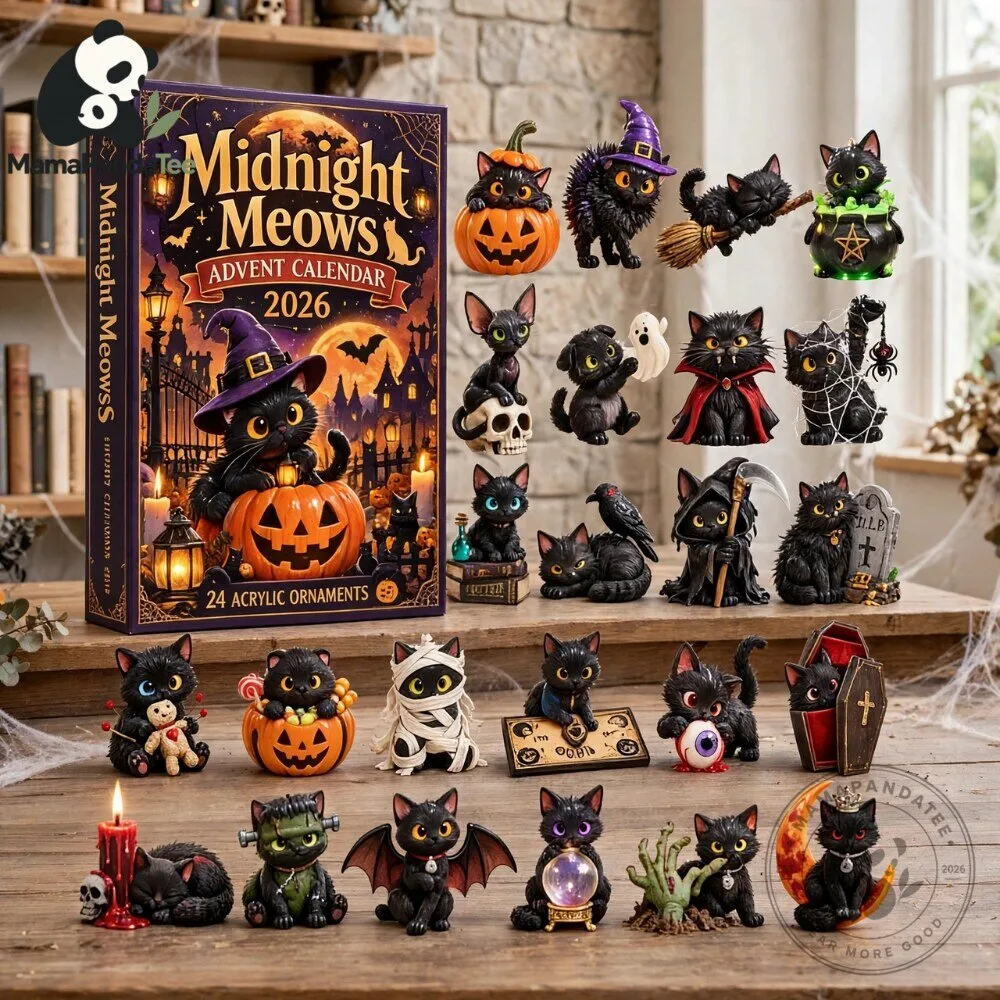 The Midnight Meows Advent Calendar 2026 Halloween Black Cat