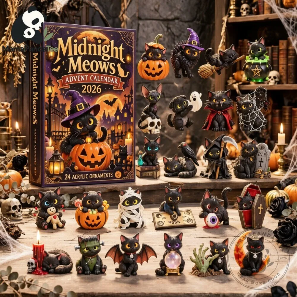 The Midnight Meows Advent Calendar 2026 Halloween Black Cat Countdown Figurine Set 5 The Midnight Meows Advent Calendar 2026 Halloween Black Cat Countdown Figurine Set