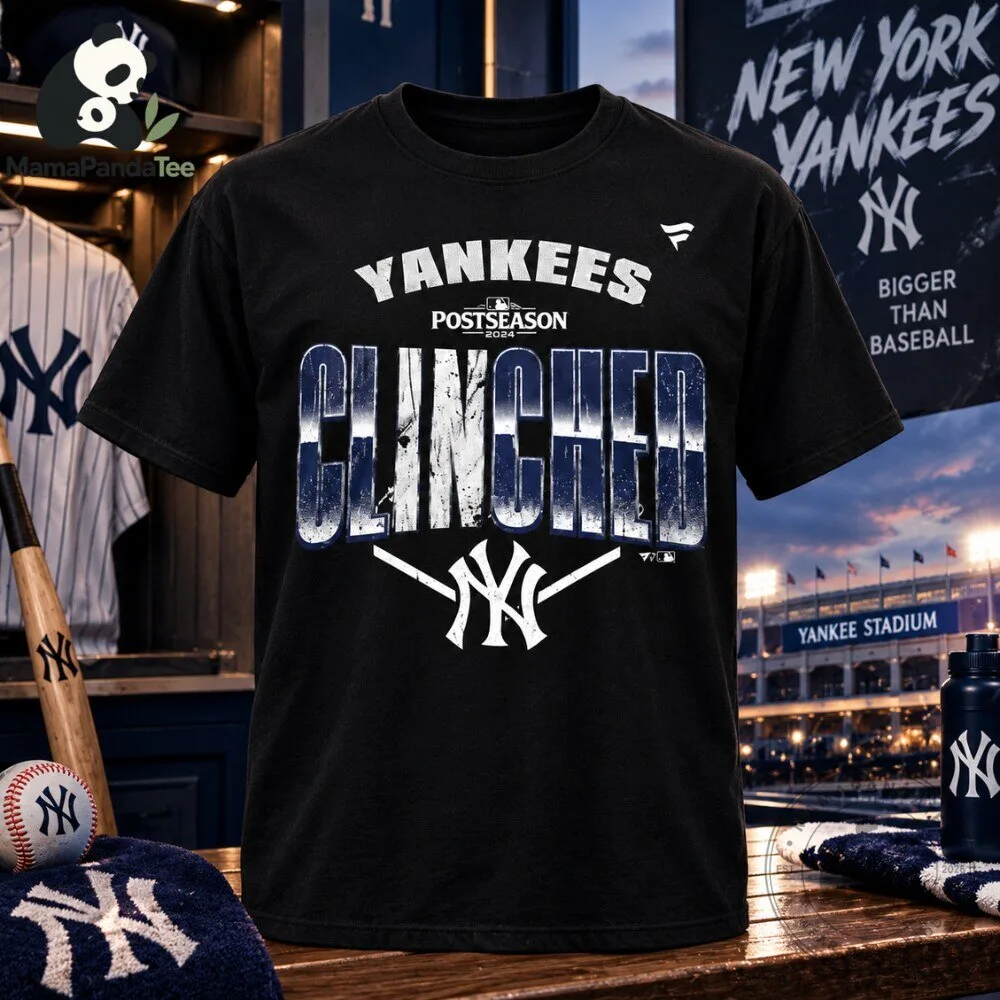 New York Yankees Postseason Clinched T Shirt
