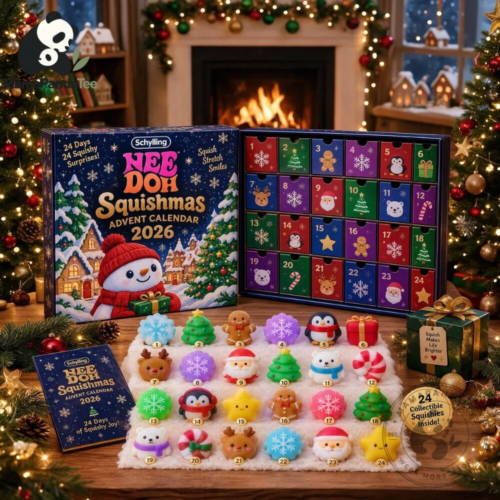 Schylling NeeDoh Squishmas Advent Calendar 2026 Toys 7 Schylling NeeDoh Squishmas Advent Calendar 2026 Toys
