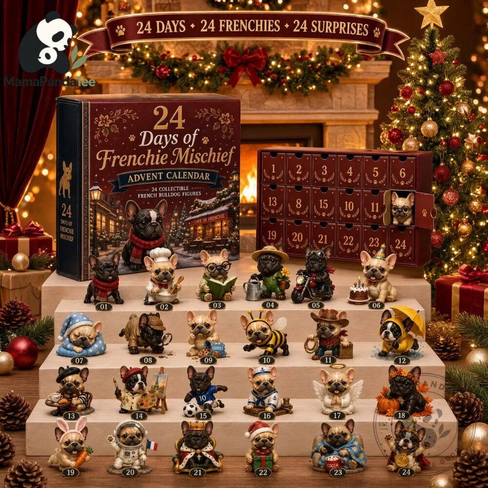 "Top 2026 Holiday Collectibles: Advent Calendars, Jackets, Shirts, Tools" 21 Frenchie Mischief Advent Calendar 2026 Collectible French Bulldog Figures