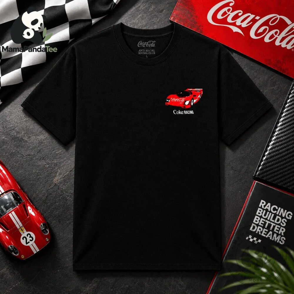 Coke Racing Car Logo T shirt 2026