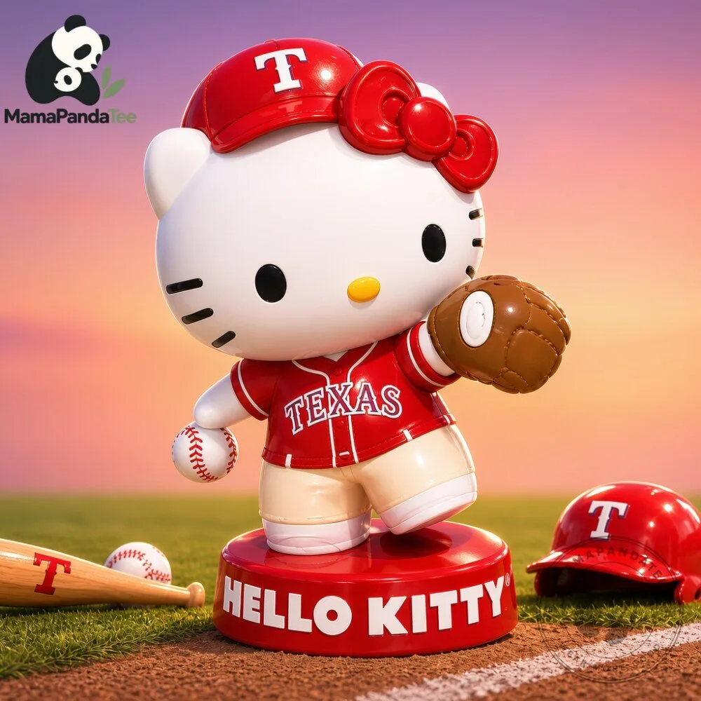 "Maximize Your Collection with Unique Sports, LEGO, and Advent Items" 1 Texas Rangers Hello Kitty Baseball Bobblehead Collectible Figurine
