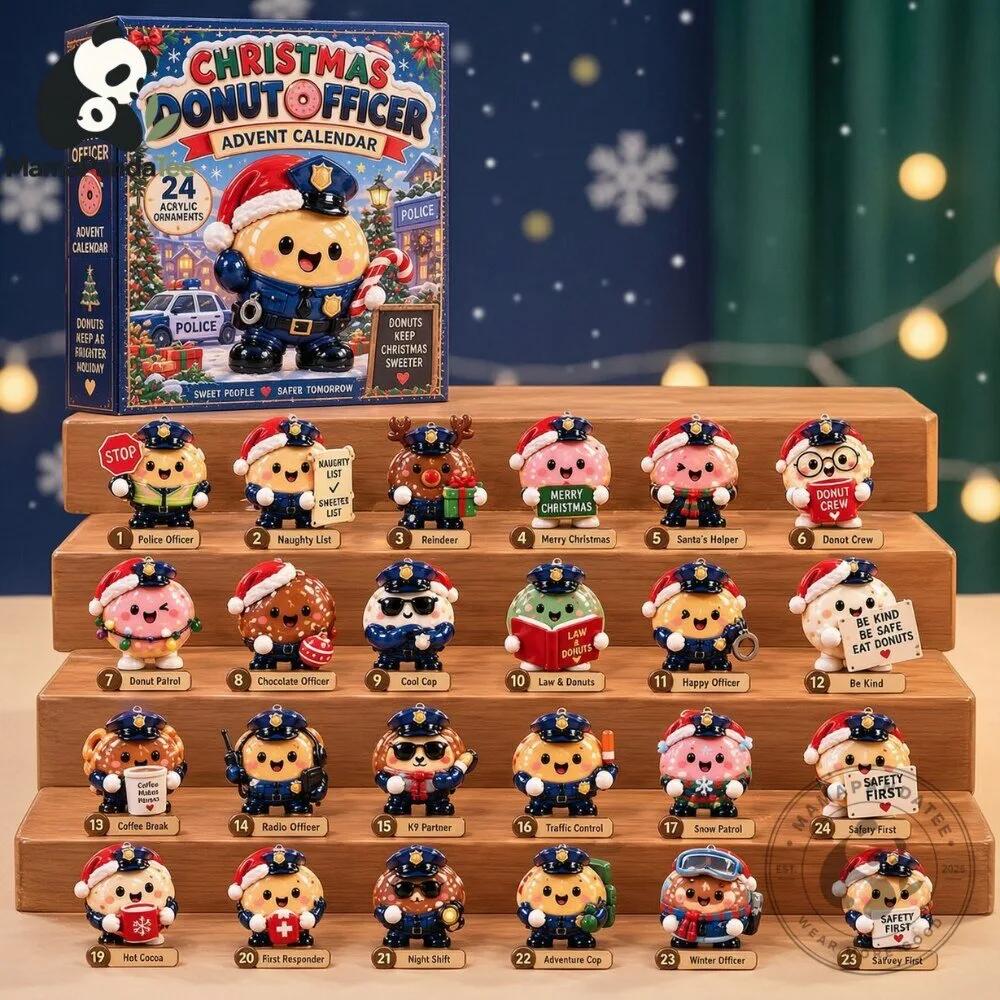 Christmas Donut Officer Advent Calendar 2026 Holiday Police Surprises 4 Christmas Donut Officer Advent Calendar 2026 Holiday Police Surprises