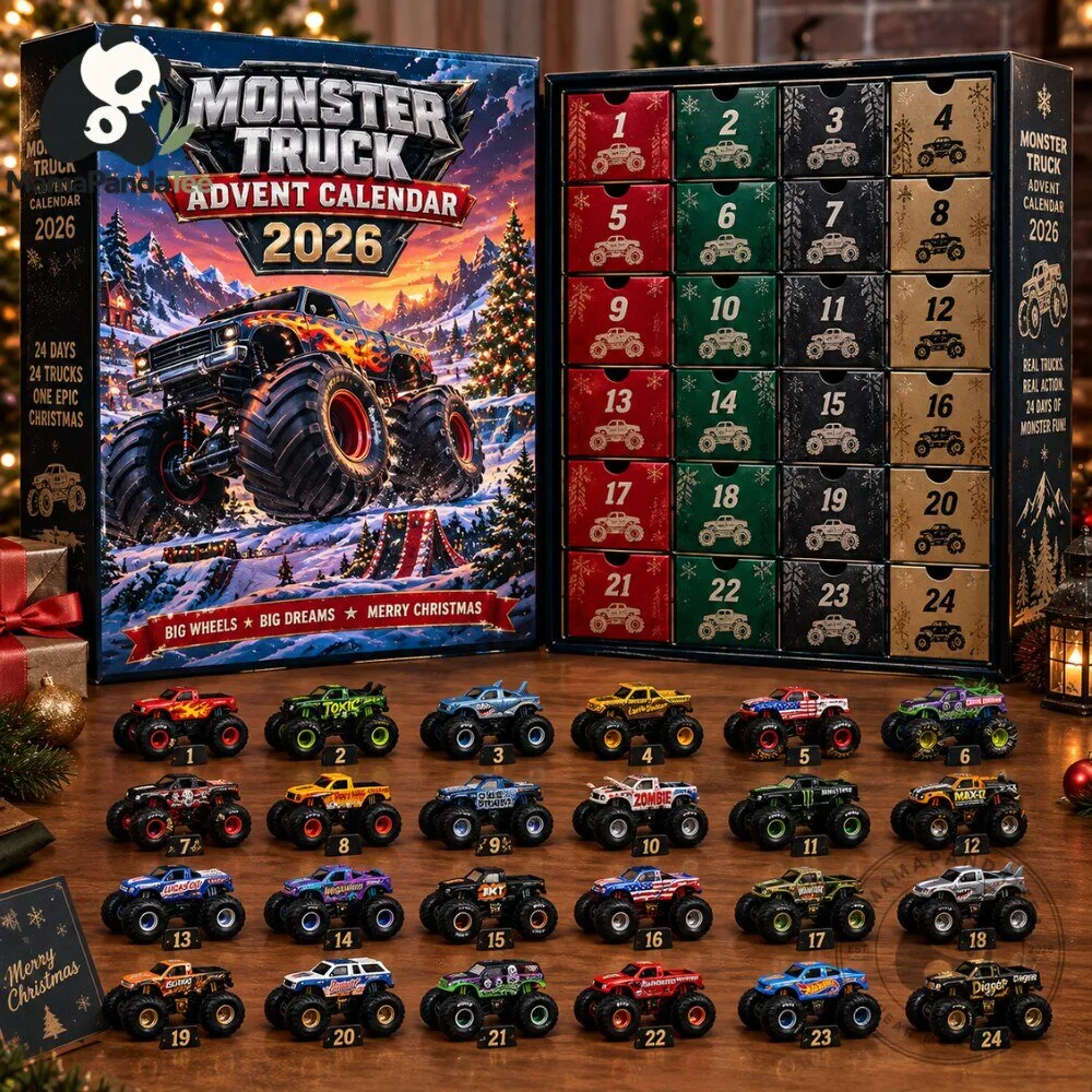 2026 Monster Truck Advent Calendar Toys