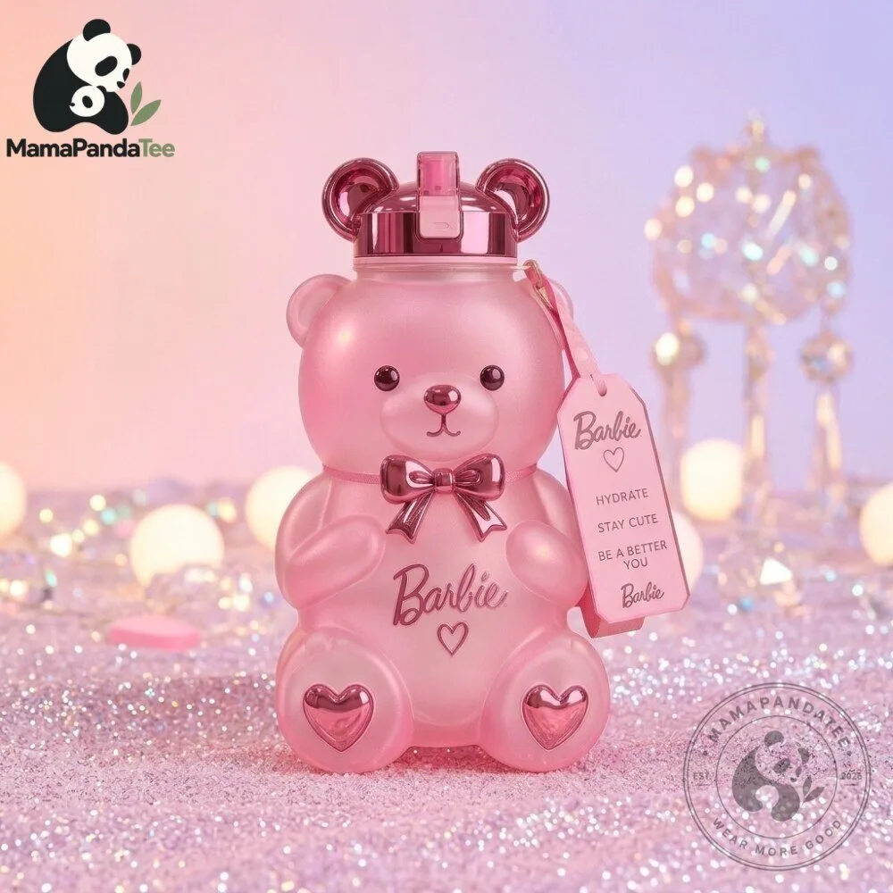 Pink Bear Water Bottle Cute Kawaii 2026 5 Pink Bear Water Bottle Cute Kawaii 2026