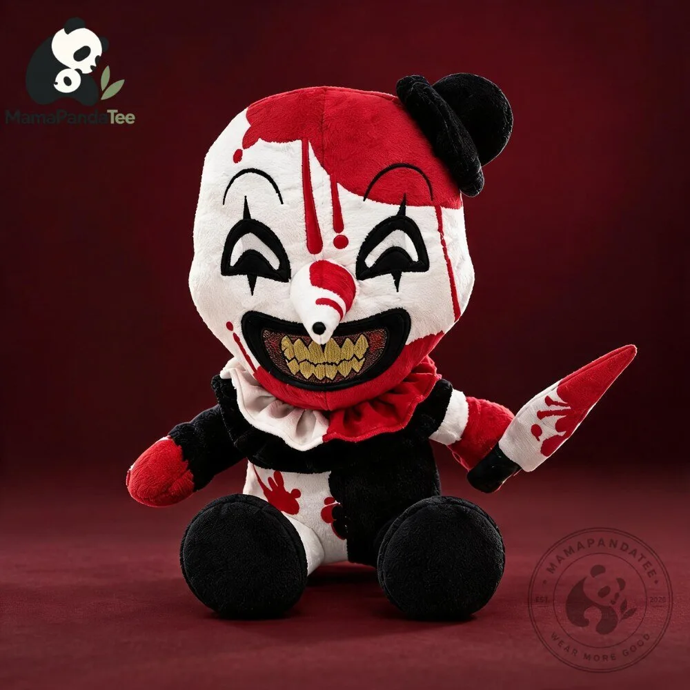 Terrifier Bloody Art the Clown Plush Toy 2026 Spooky Horror Movie Stuffed Doll 5 Terrifier Bloody Art the Clown Plush Toy 2026 Spooky Horror Movie Stuffed Doll