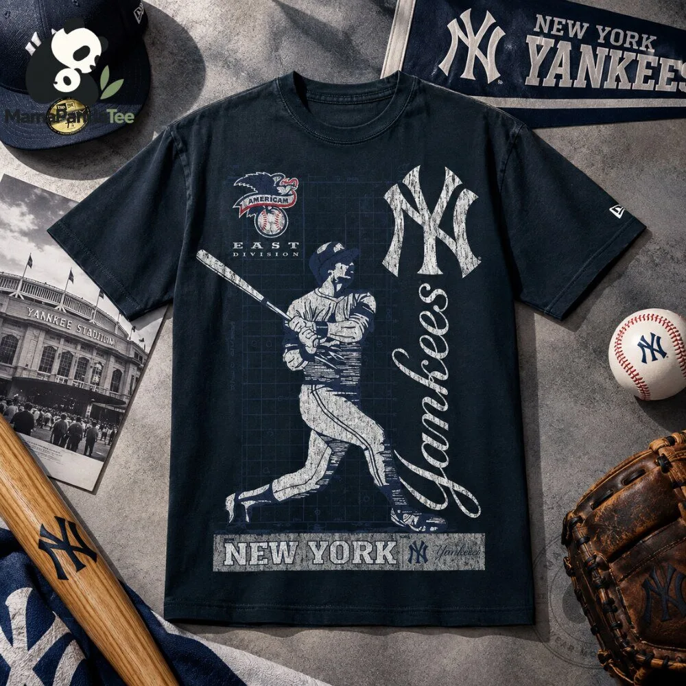 New York Yankees Vintage Style Baseball T Shirt