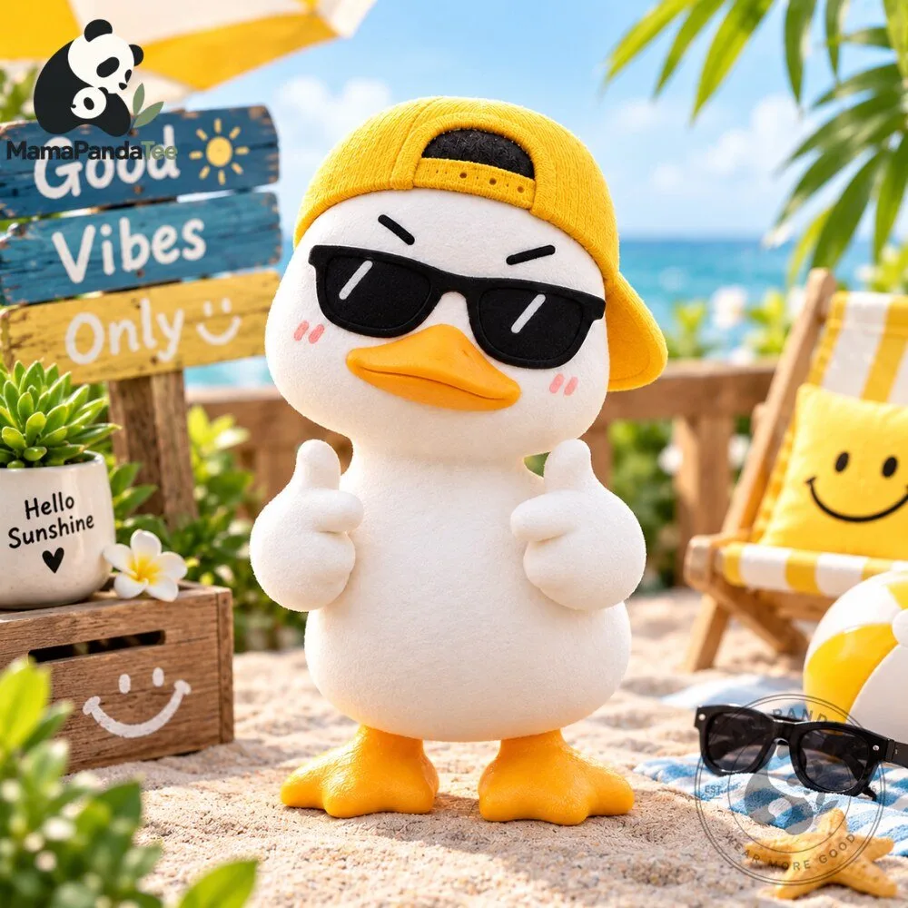 "2026 Must-Have: Cute Plush, Football Kits, and Model Sets" 7 Miniso Cute Cool Duck Plush Toy with Sunglasses and Yellow Hat 2026 Edition