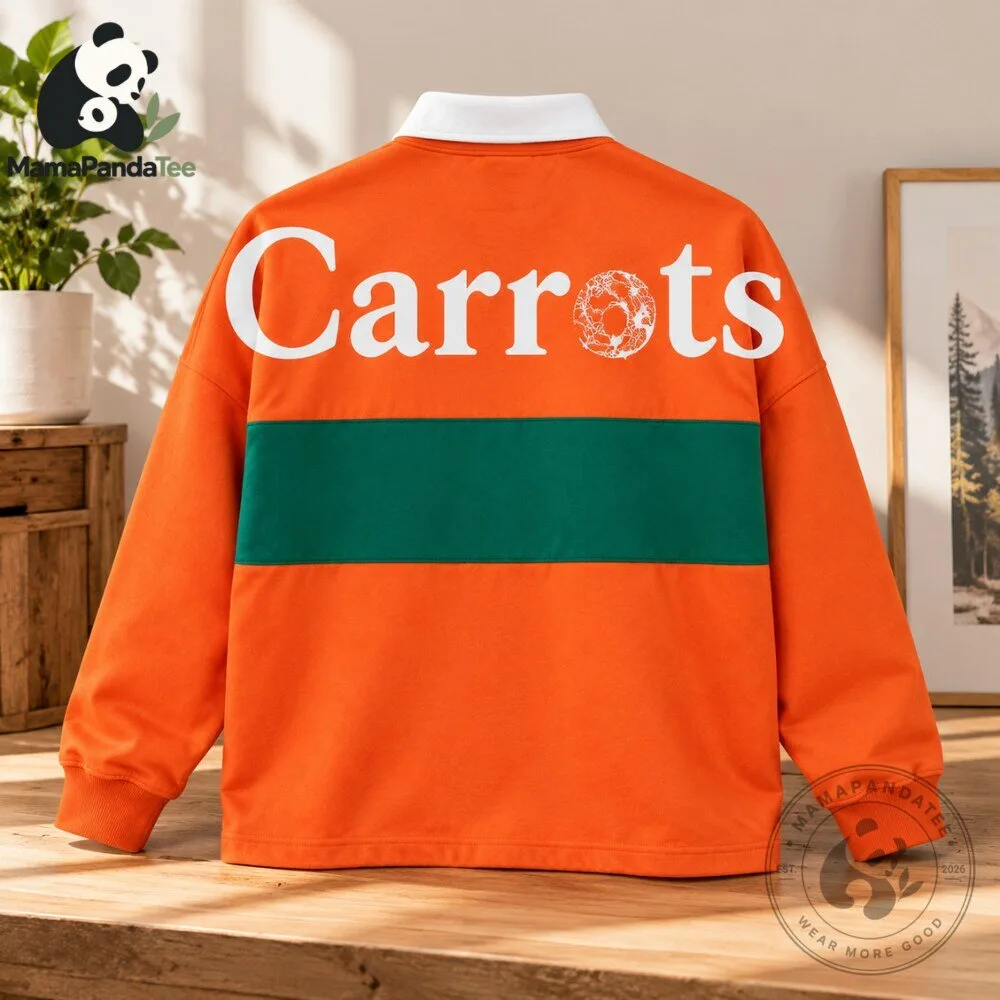 Carrots by Anwar Carrots x Wealth Farms Orange Rugby Shirt 5 Carrots by Anwar Carrots x Wealth Farms Orange Rugby Shirt
