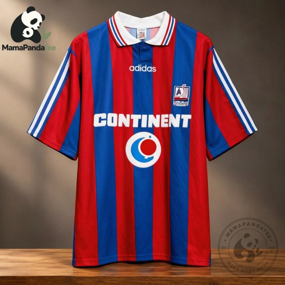 Adidas SM Caen 1996 1997 Home Football Shirt 5 Adidas SM Caen 1996 1997 Home Football Shirt