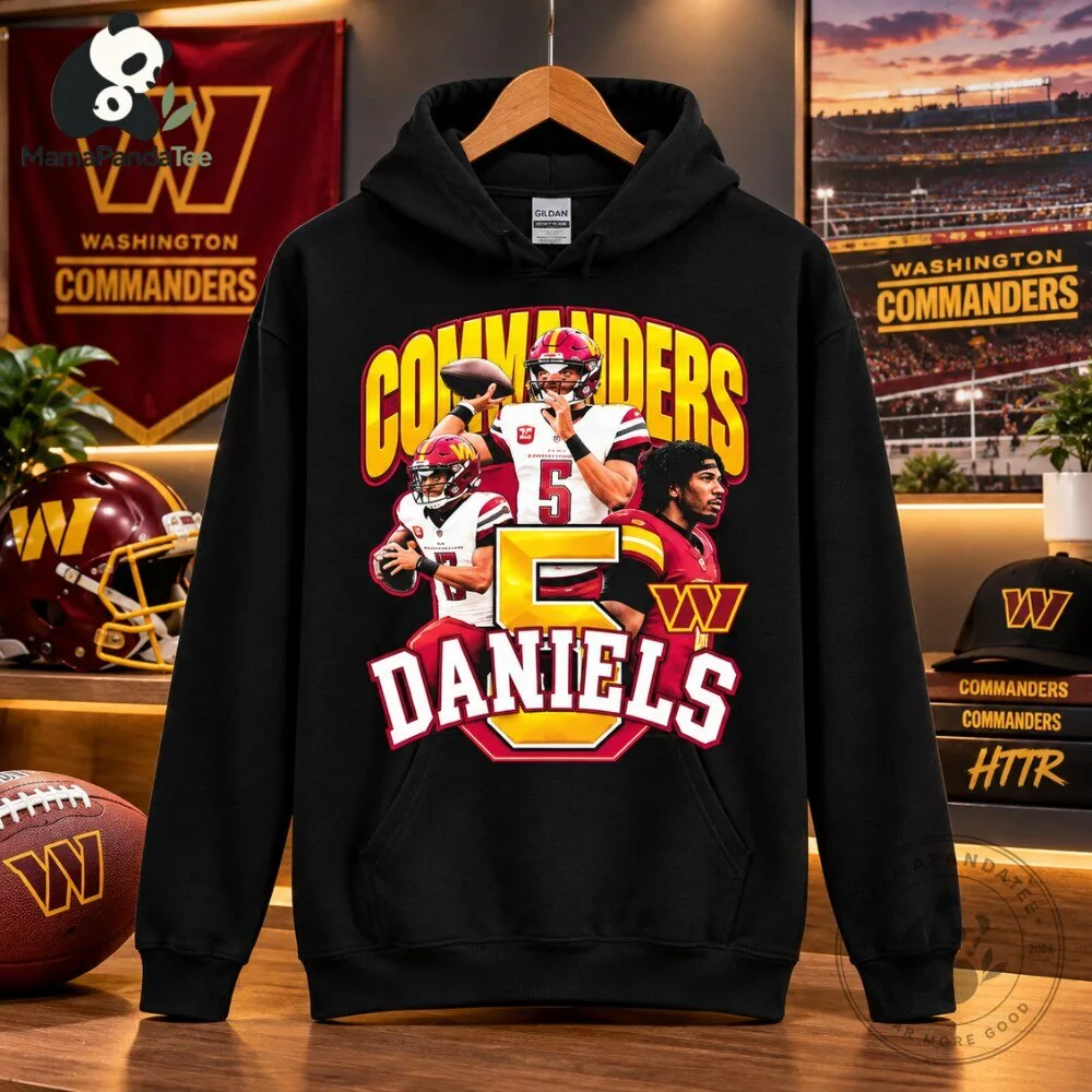 Washington Commanders Jayden Daniels Graphic Hoodie 2026
