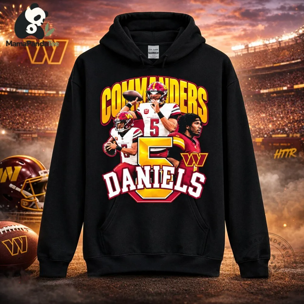 Washington Commanders Jayden Daniels Graphic Hoodie 2026 5 Washington Commanders Jayden Daniels Graphic Hoodie 2026