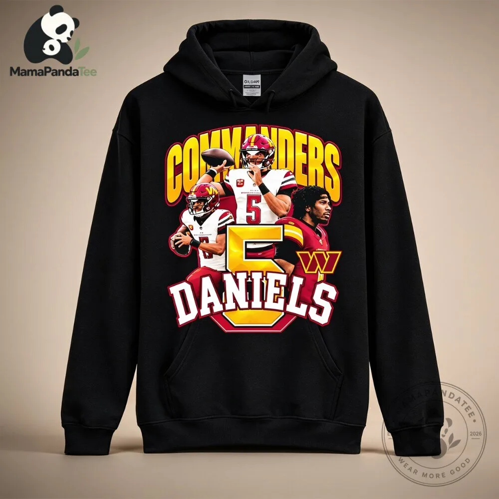 Washington Commanders Jayden Daniels Graphic Hoodie 2026 6 Washington Commanders Jayden Daniels Graphic Hoodie 2026