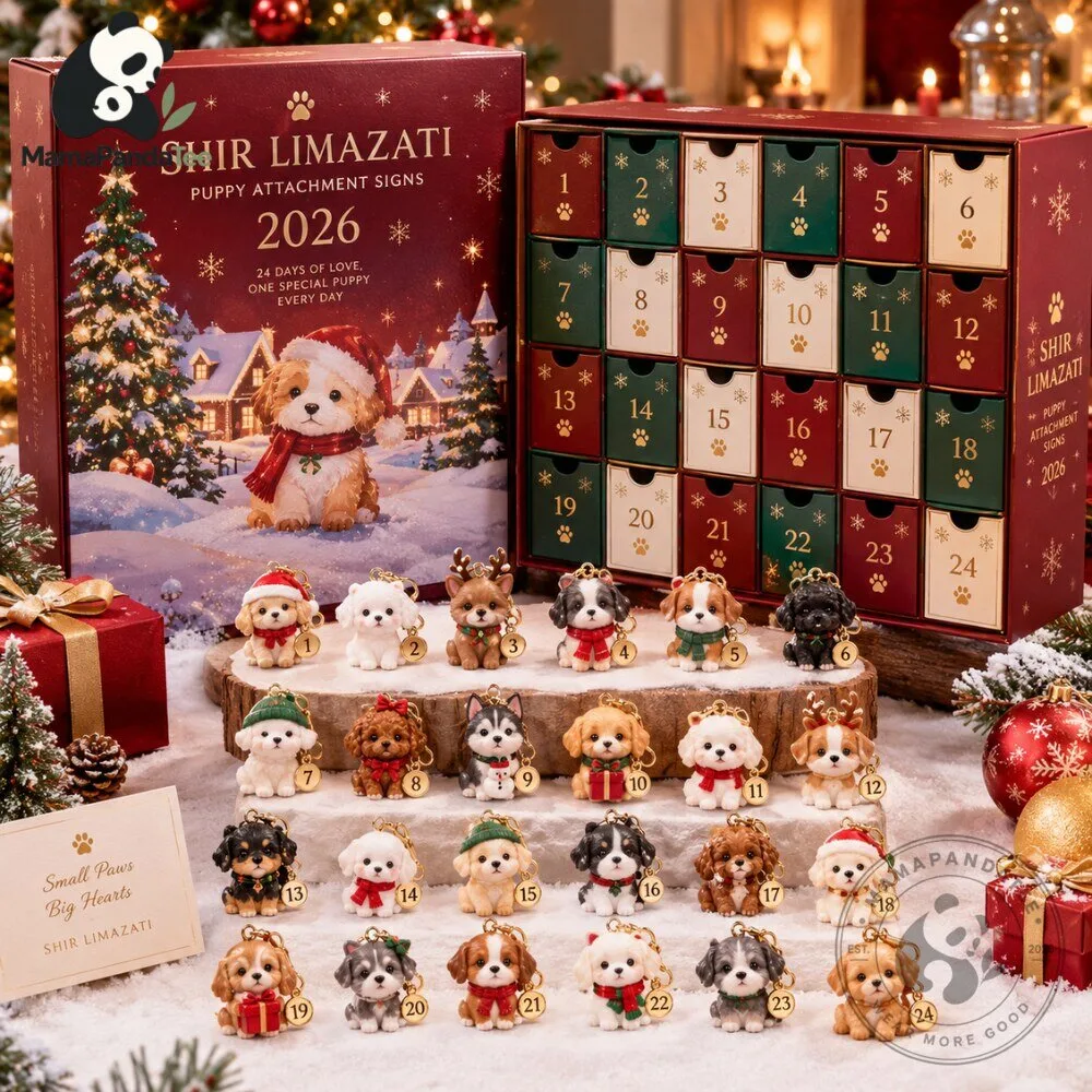 "Top 2026 Gifts: Hoodies, Popcorn Kits, Decanters, Calendars, T-Shirts" 5 Puppy Attachment Signs 2026 Advent Calendar