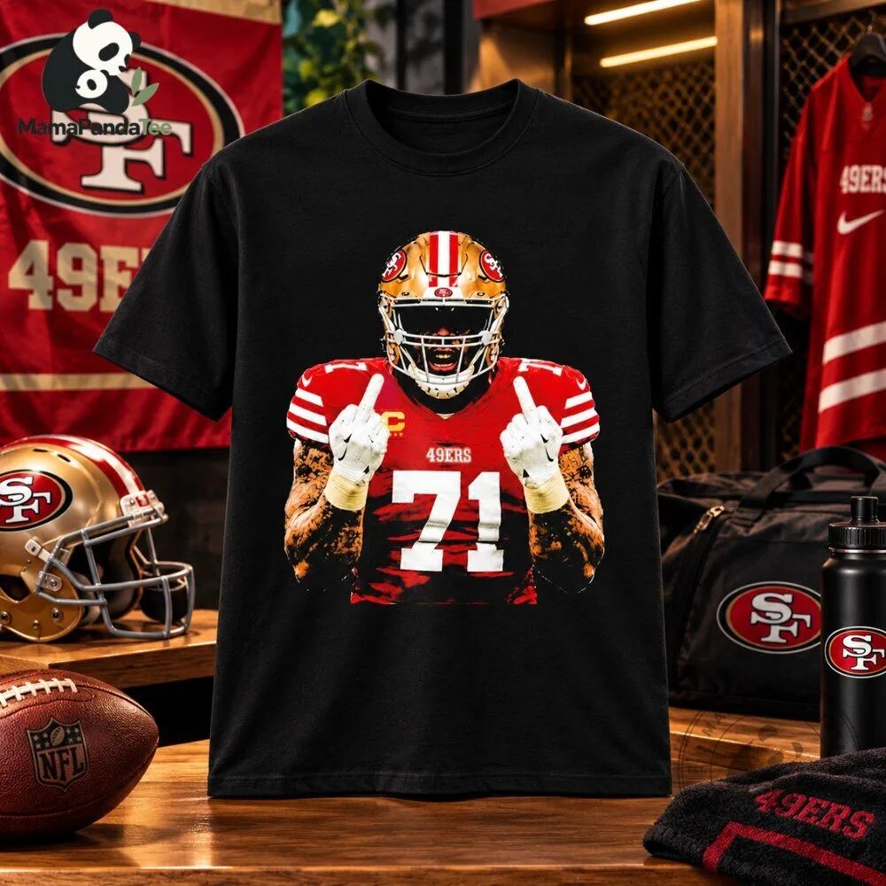 Trent Williams 71 Middle Fingers SF 49ers T Shirt