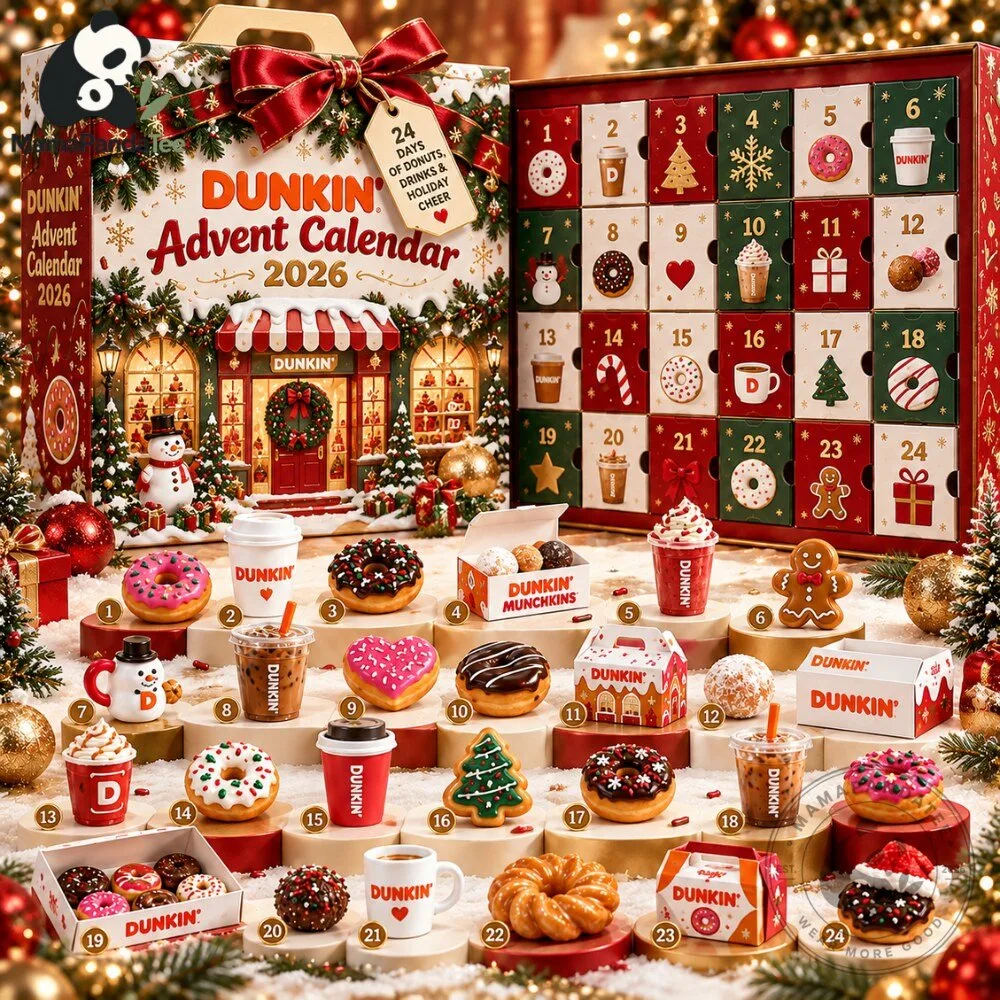 Dunkin Advent Calendar 2026 Donuts and Coffee Miniatures