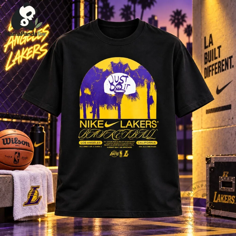Los Angeles Lakers Courtside Max 90 T Shirt 4 Los Angeles Lakers Courtside Max 90 T Shirt