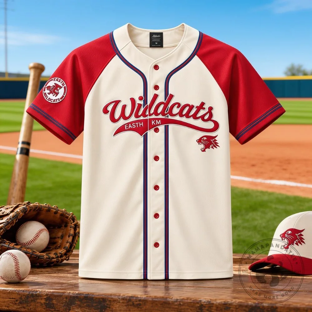 BoxLunch Exclusive High School Musical Wildcats Ryan Baseball Jersey 6 BoxLunch Exclusive High School Musical Wildcats Ryan Baseball Jersey