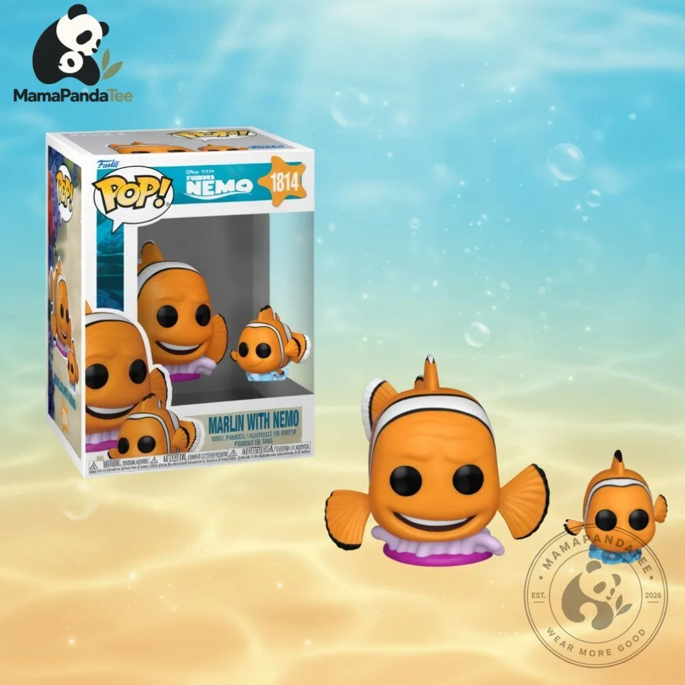 "Must-Have Collectibles: Chucky Plush, Retro Jerseys, and Popcorn Bucket" 14 Funko Pop Disney Pixar Finding Nemo Marlin with Nemo