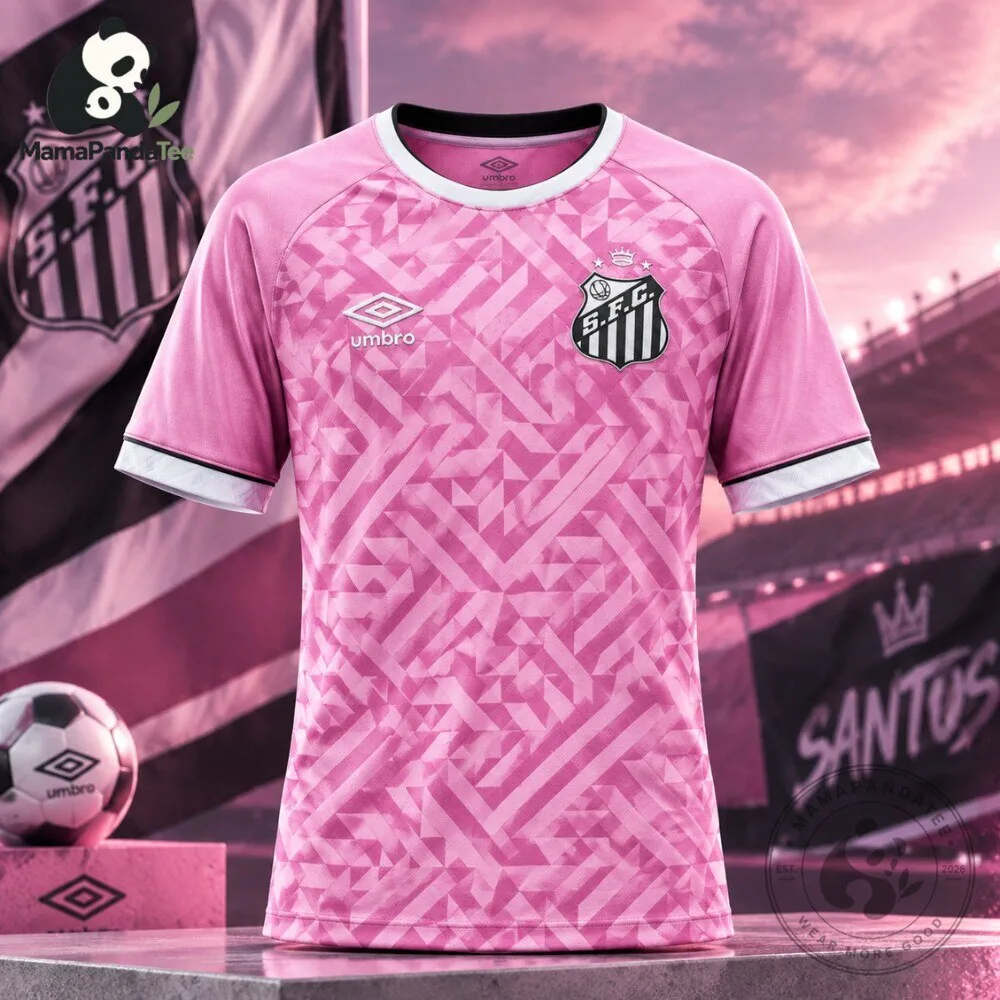 Santos FC Pink Jersey 2026 Umbro Outubro Rosa Edition