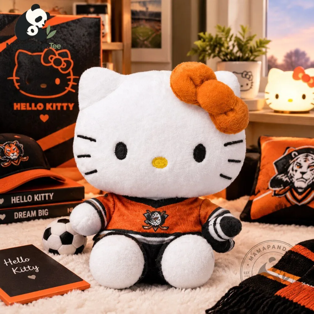 Hello Kitty Anaheim Ducks Plush 2026 NHL Hockey Collectible