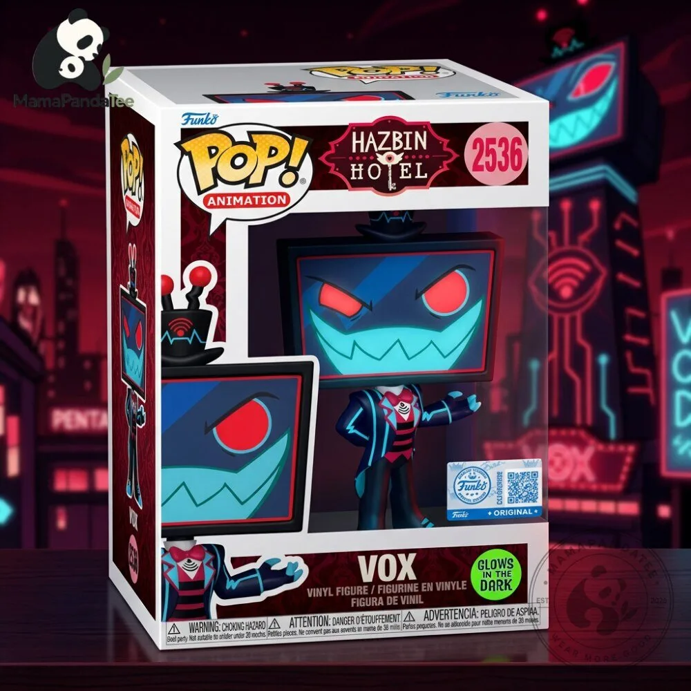 Funko Pop Hazbin Hotel Vox Glow in the Dark 2536 5 Funko Pop Hazbin Hotel Vox Glow in the Dark 2536