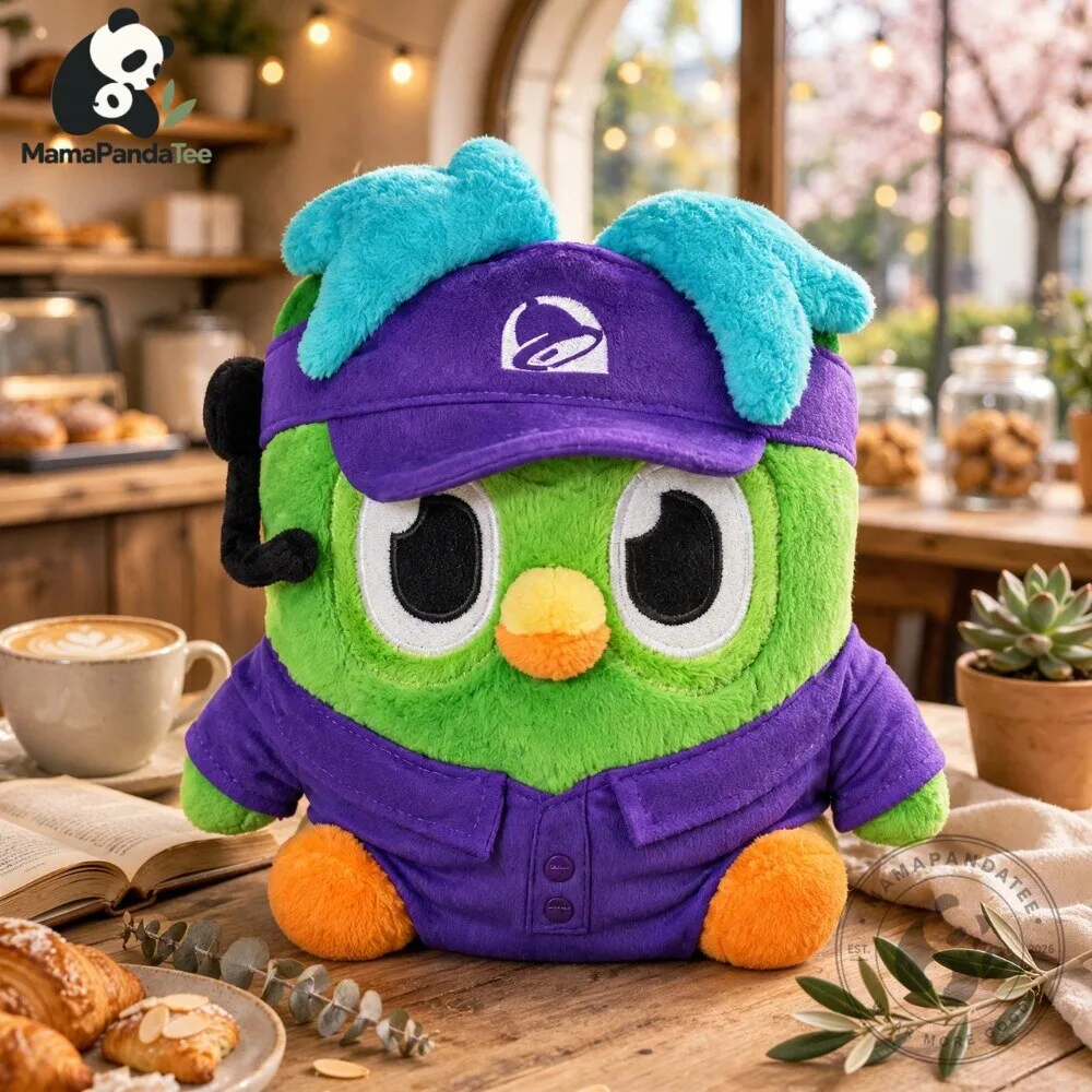 Duolingo x Taco Bell Duo Owl Plush Limited Edition 6 Duolingo x Taco Bell Duo Owl Plush Limited Edition