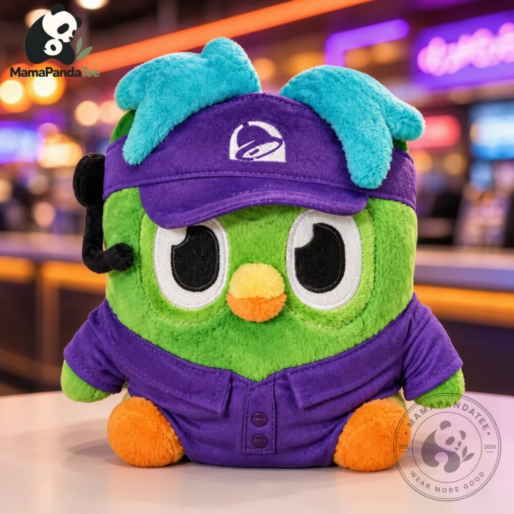 Duolingo x Taco Bell Duo Owl Plush Limited Edition 7 Duolingo x Taco Bell Duo Owl Plush Limited Edition