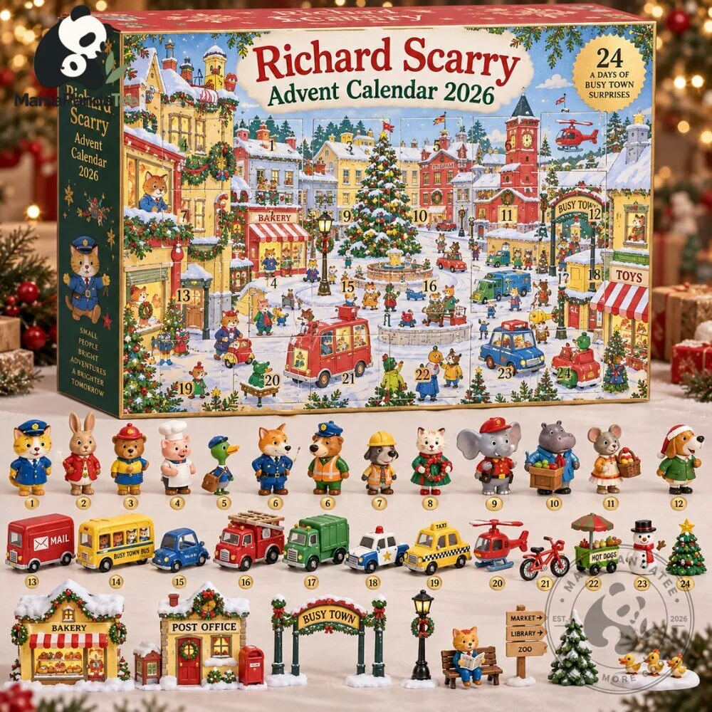 Richard Scarry Advent Calendar 2026 24 Days of Busytown Surprises