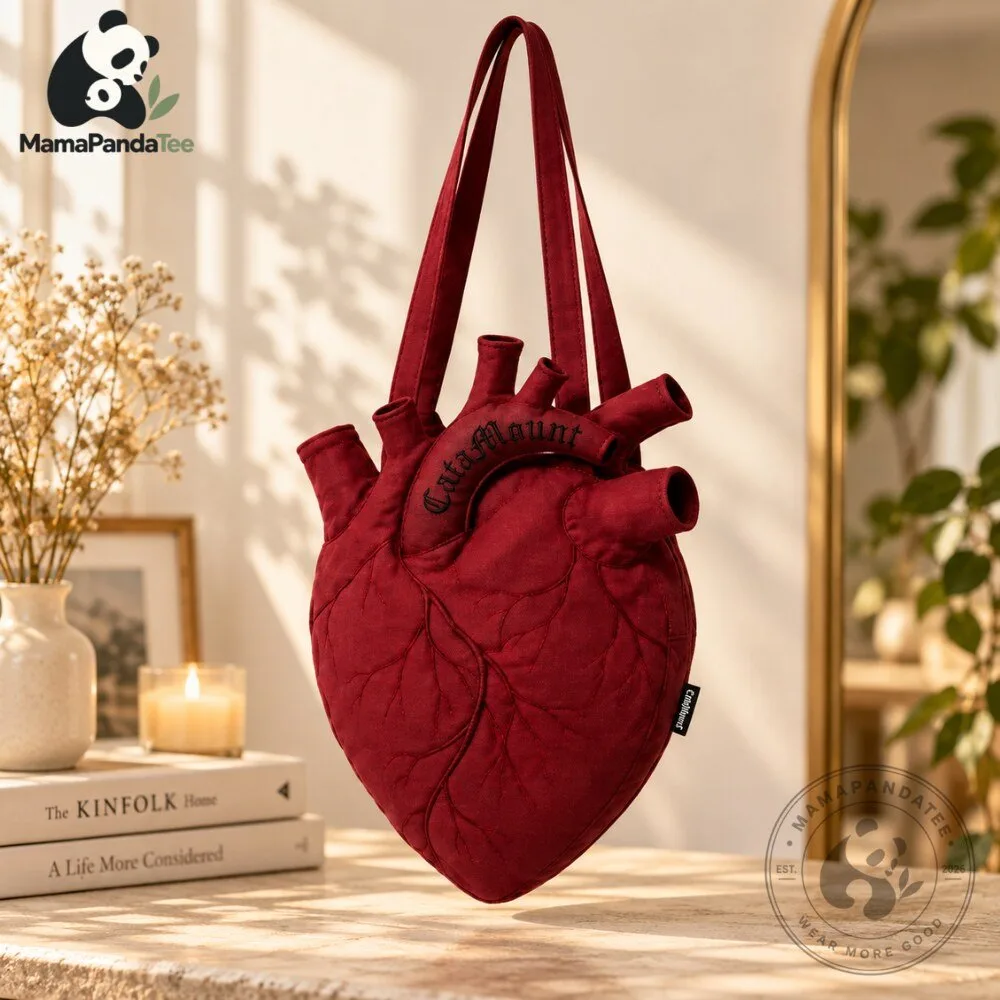 Anatomical Heart Tote Bag by CataMount Studio 5 Anatomical Heart Tote Bag by CataMount Studio