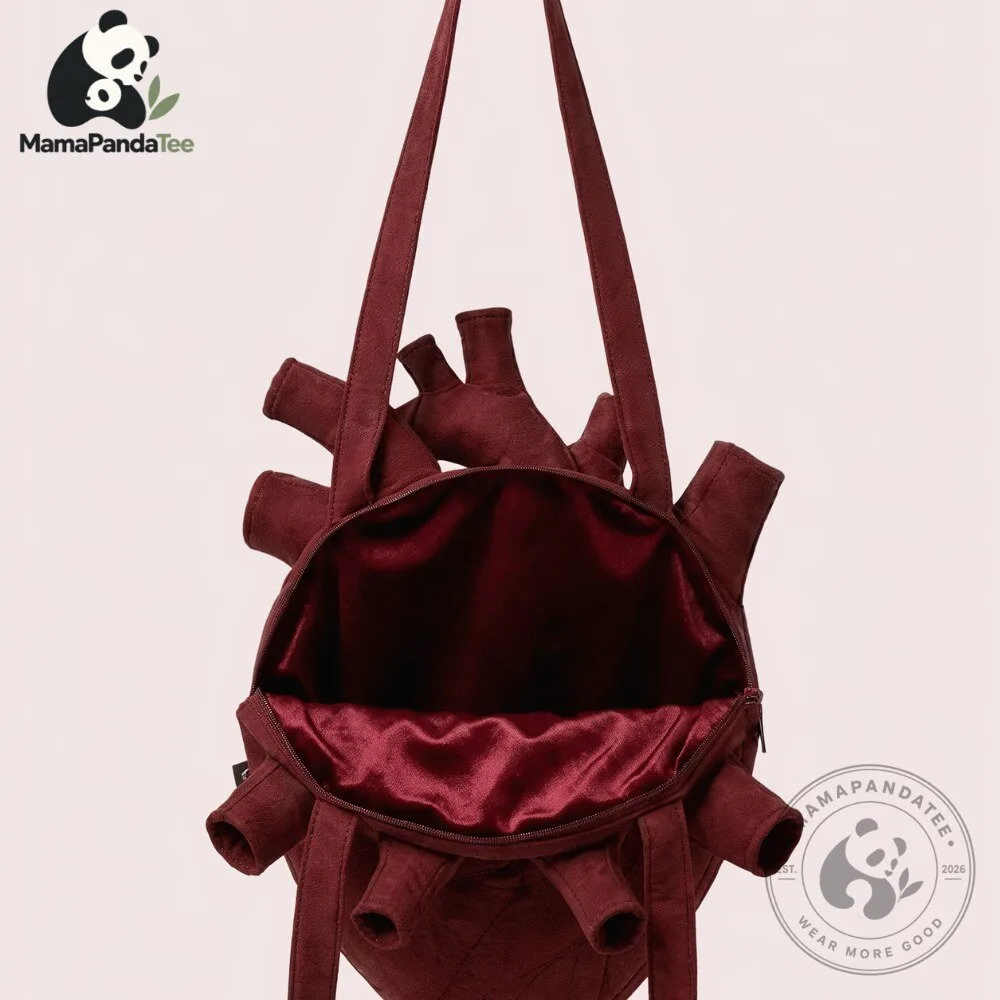 Anatomical Heart Tote Bag by CataMount Studio 8 Anatomical Heart Tote Bag by CataMount Studio