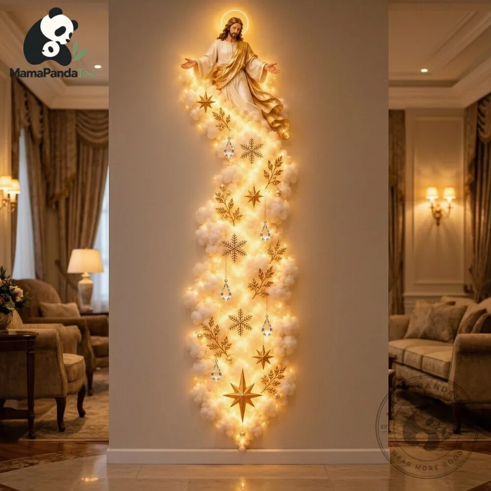 Divine Light Jesus Angel Wall Decor 2026