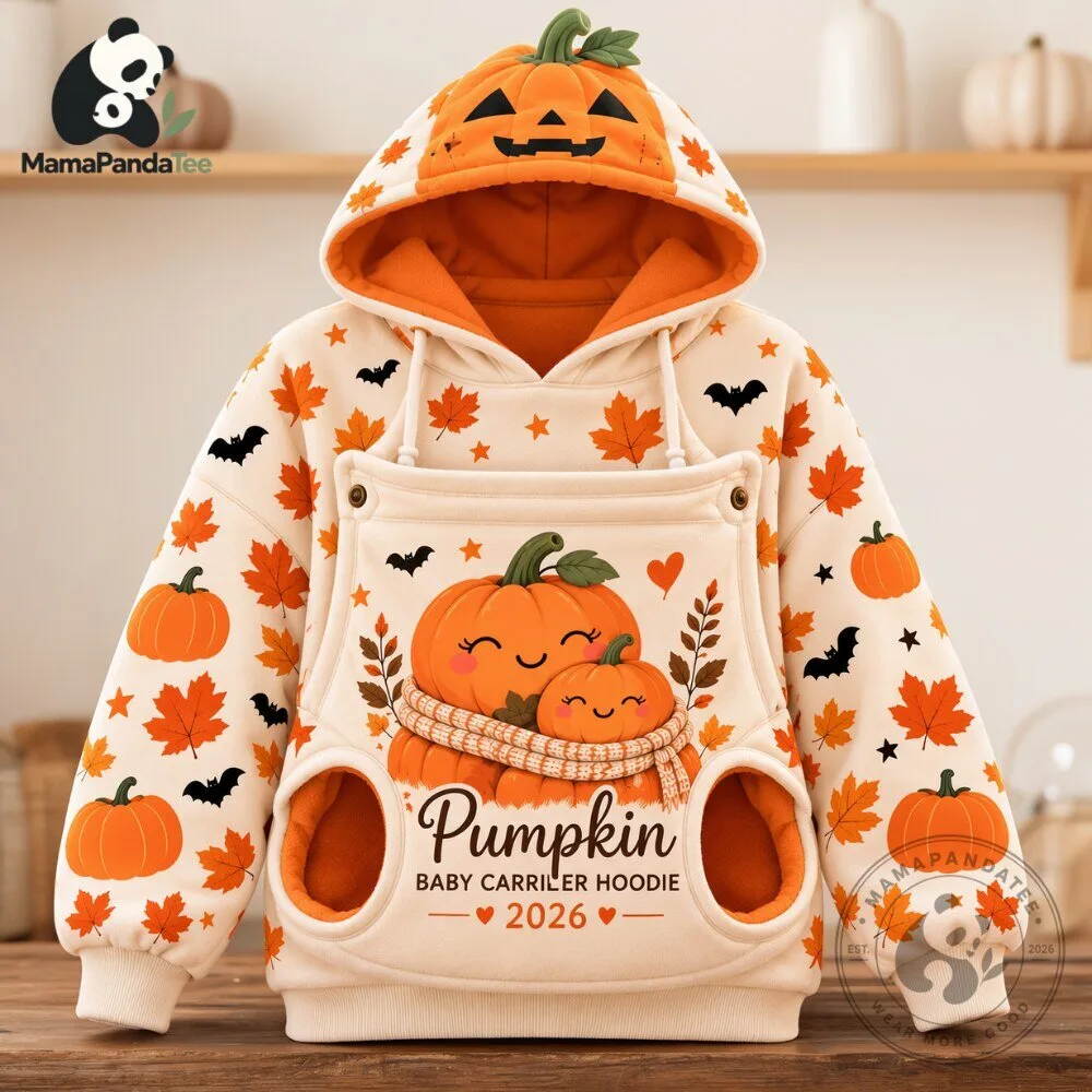 Pumpkin Baby Carrier Hoodie 2026 Cozy Fall Sweatshirt for Mom & Baby 6 Pumpkin Baby Carrier Hoodie 2026 Cozy Fall Sweatshirt for Mom & Baby