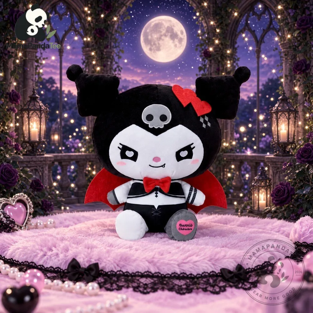 Sanrio Vampire Kuromi Plush Doll Cute Halloween
