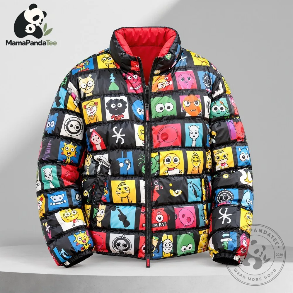 Best Milo Cartoon Print Reversible Puffer Jacket for 7 Best Milo Cartoon Print Reversible Puffer Jacket for