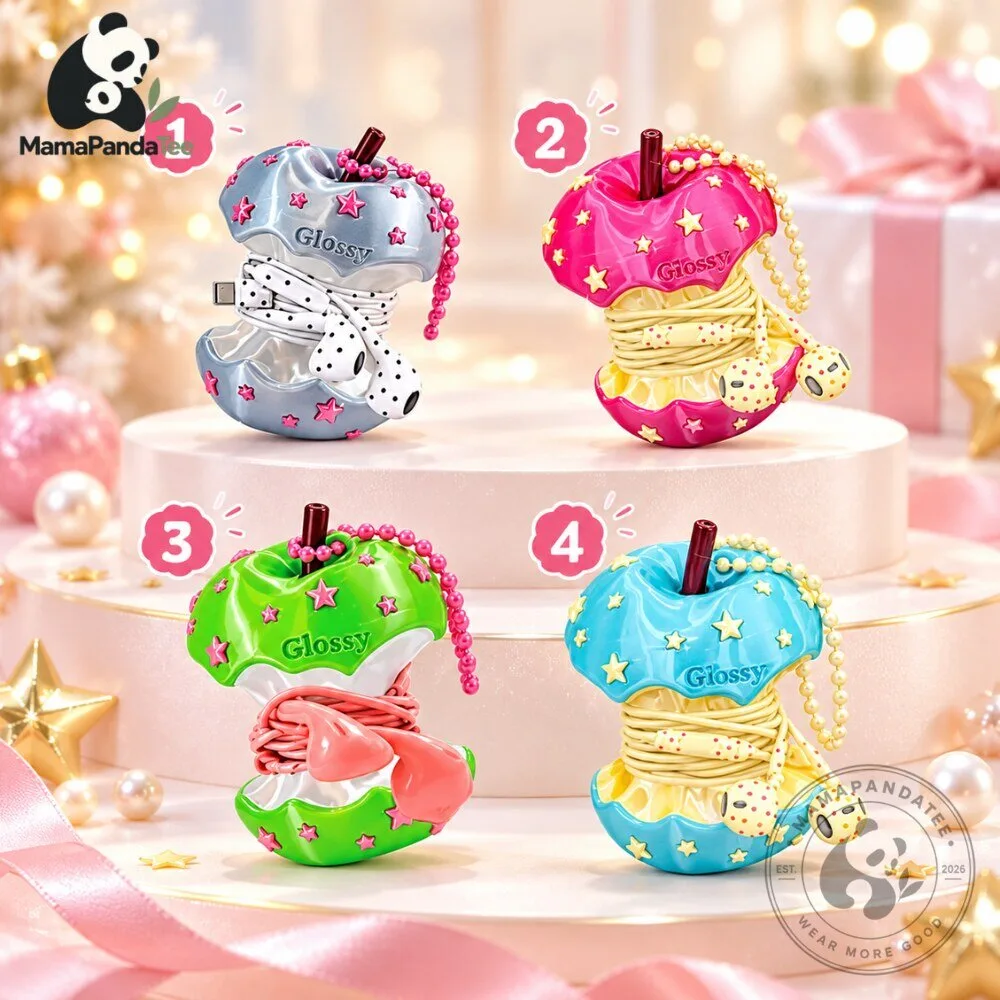 Glossy Sunny Bite Earphone Keyring Best Y2K Tech Accessory in 2026