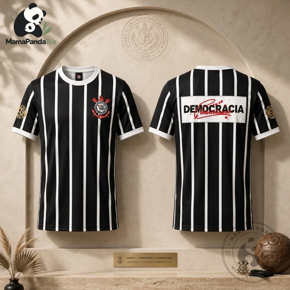 Retro Corinthians Democracia Corinthiana Jersey 1982