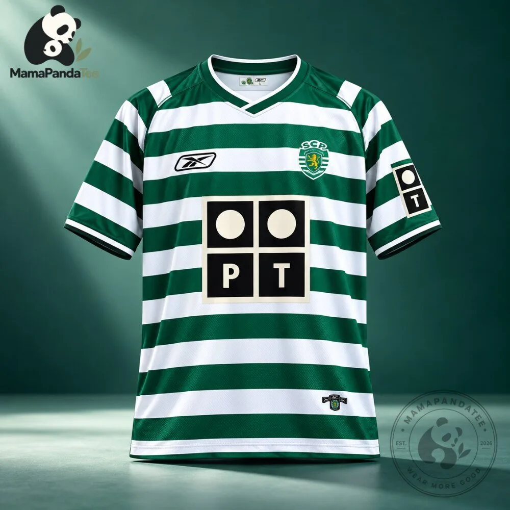 Retro Sporting Lisbon 2003 2004 Home Jersey Premium Football Kits