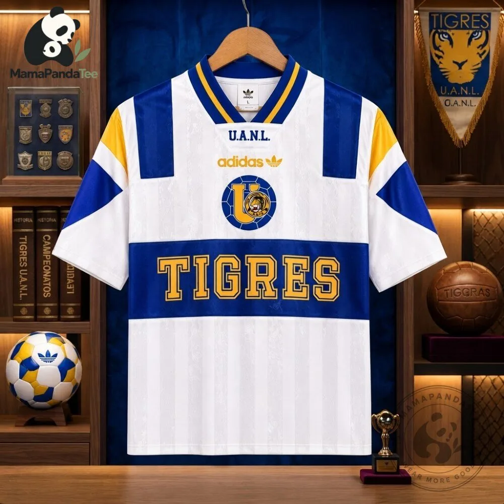 Adidas Originals Tigres UANL Retro Football Jersey 5 Adidas Originals Tigres UANL Retro Football Jersey