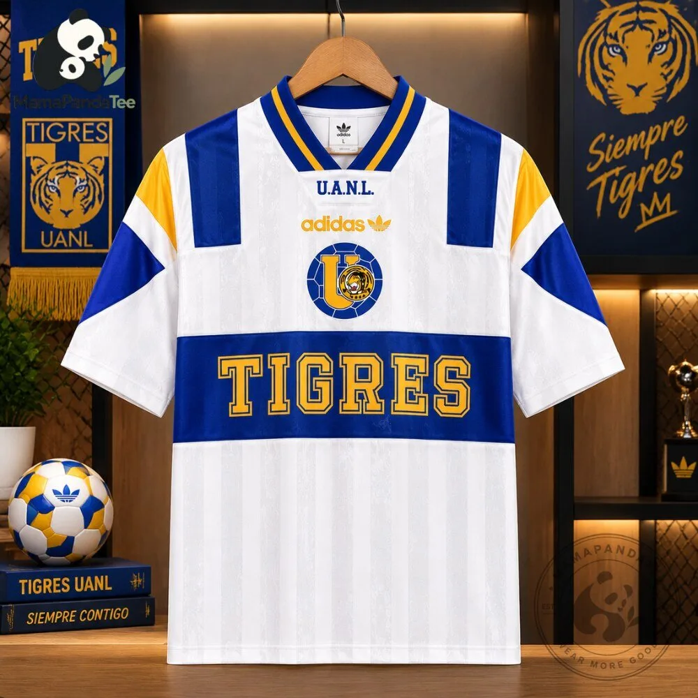 Adidas Originals Tigres UANL Retro Football Jersey 7 Adidas Originals Tigres UANL Retro Football Jersey